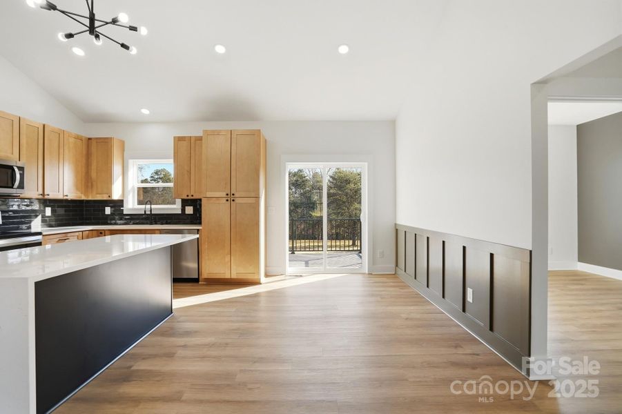 Furnished interior view inside a new home in , Statesville (Image 8).