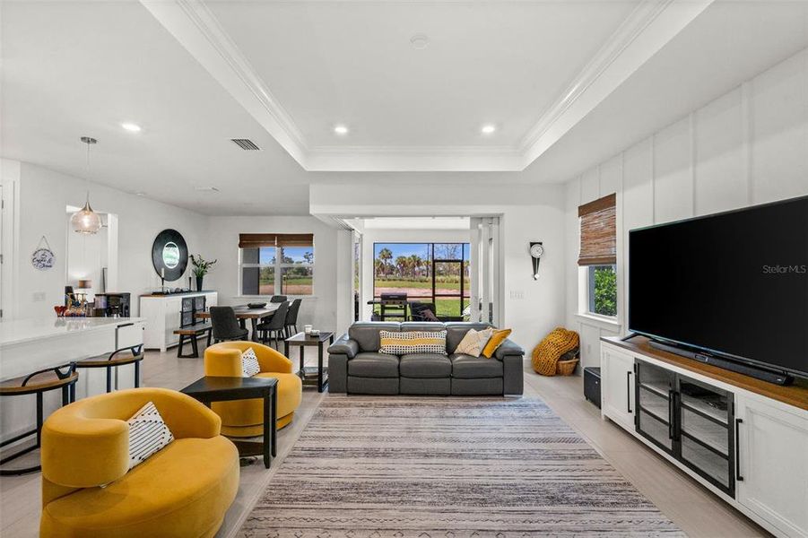 Furnished interior view inside a new home in , Alva (Image 29).