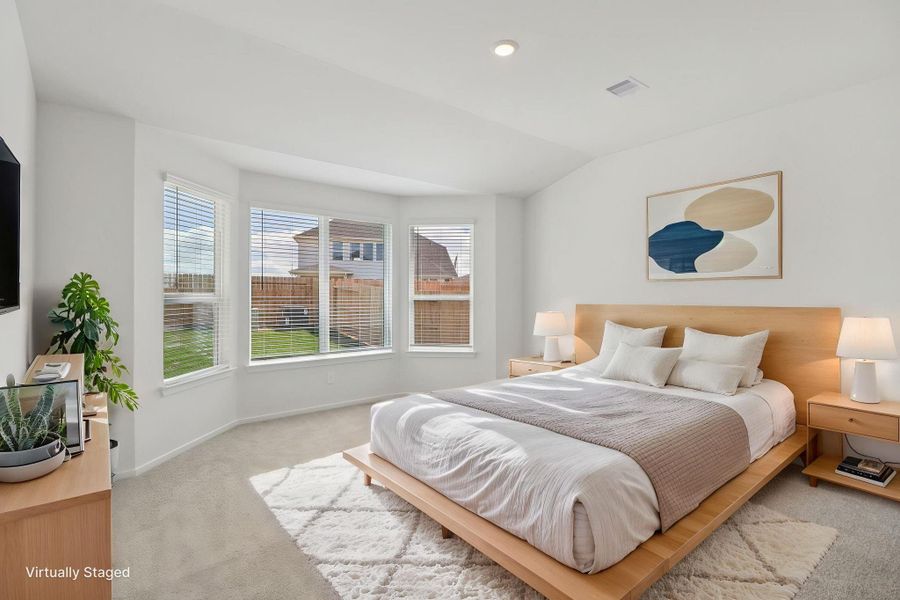 Furnished interior view inside a new home in Landing Meadows - Premier Series, New Caney (Image 15).