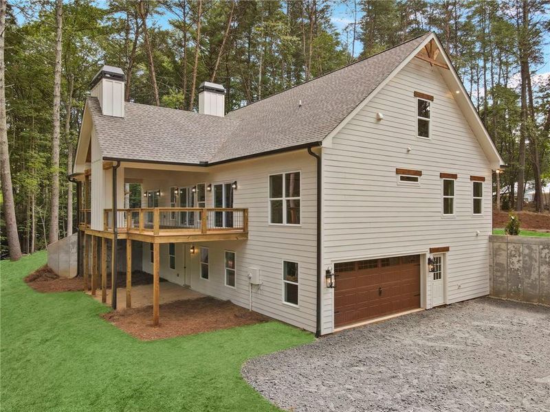 Exterior details and patio area of a home in , Dahlonega (Image 39).