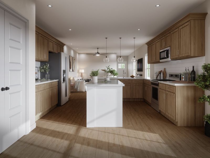 Easton | DSLD Homes | Floorplan | Kitchen Rendering