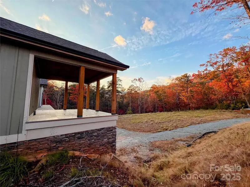 Exterior details and patio area of a home in , Lake Lure (Image 5).