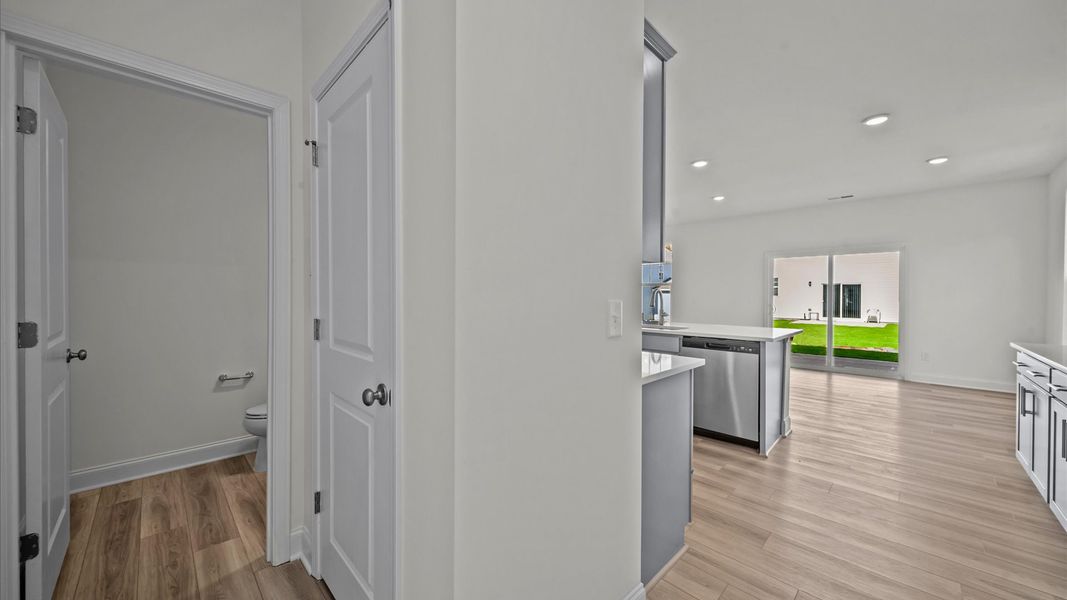 Furnished interior view inside a new home in Provisions at Courtland, Sanford (Image 13).