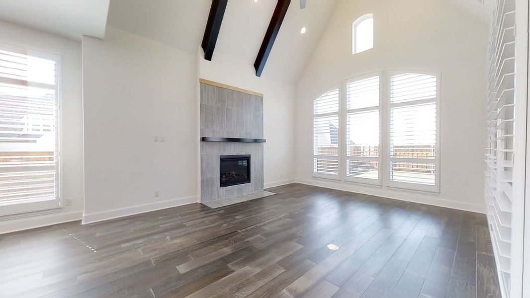 Representative Family Room - some options shown
