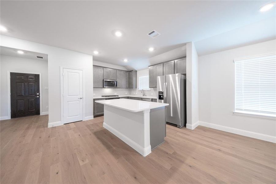 Furnished interior view inside a new home in Goodland: Overlook 60', Midlothian (Image 7).