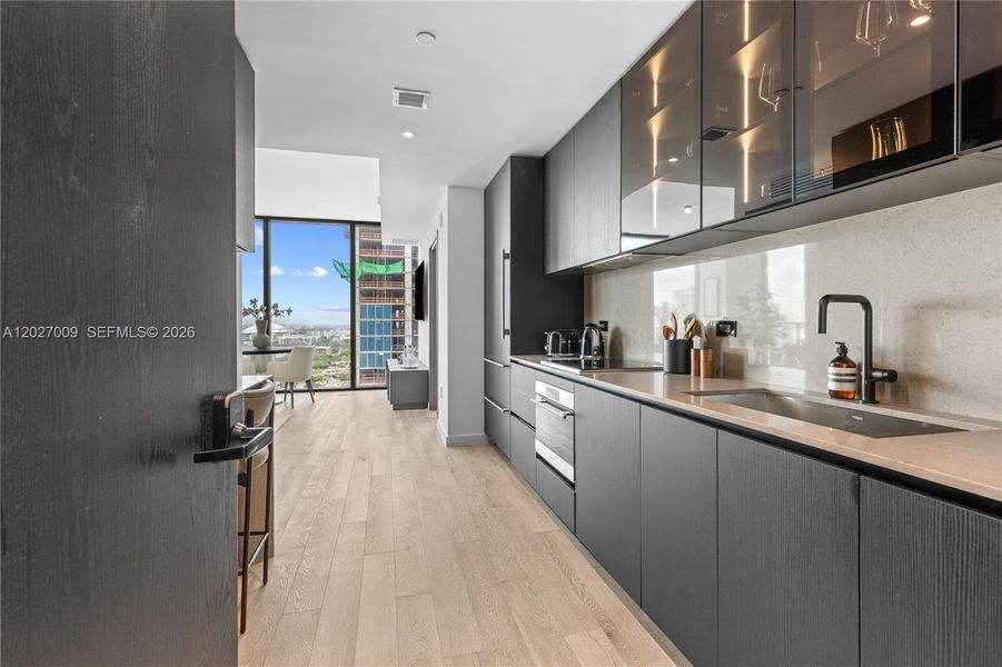 Furnished interior view inside a new home in , Miami (Image 30).