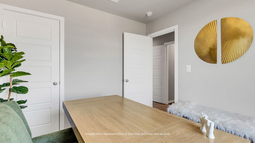 Representative furnished interior of a home built from the Fallow by D.R. Horton in Deer Meadows, Odessa (Image 13).