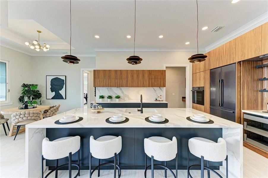 Furnished interior view inside a new home in , Punta Gorda (Image 7). Furnished interior view inside a new home in , Punta Gorda (Image 7).