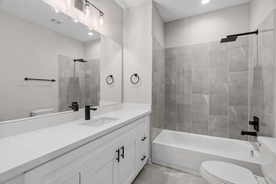 Furnished interior view inside a new home in , Houston (Image 15).