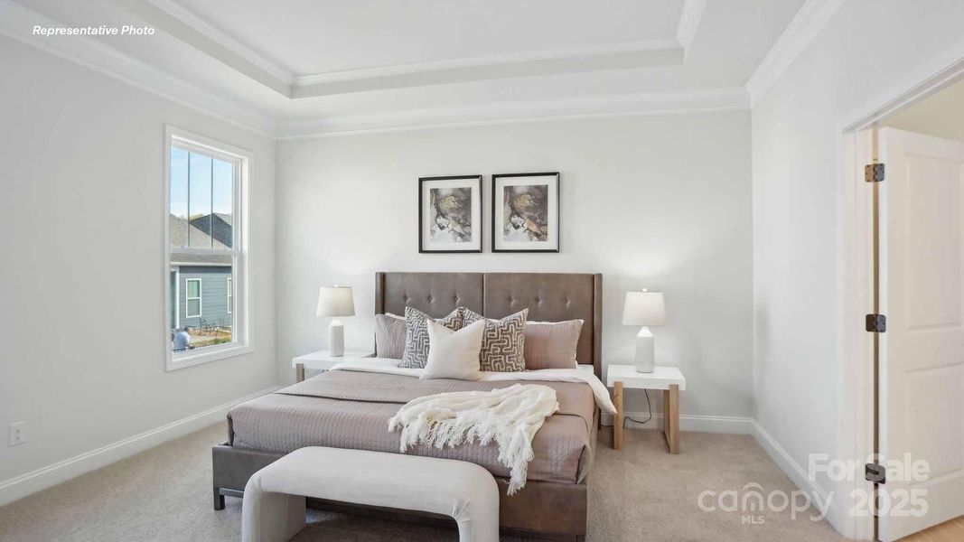 Furnished interior view inside a new home in Sylvan Creek, Denver (Image 14).