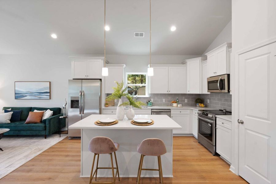 Furnished interior view inside a new home in , North Charleston (Image 4).