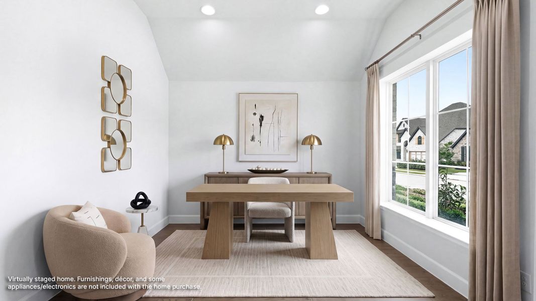 Furnished interior view inside a new home in Mustang Lakes, Celina (Image 11).