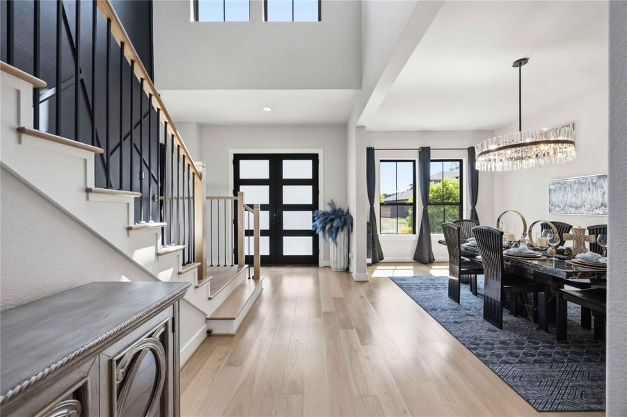 Furnished interior view inside a new home in Artavia, Conroe (Image 25).