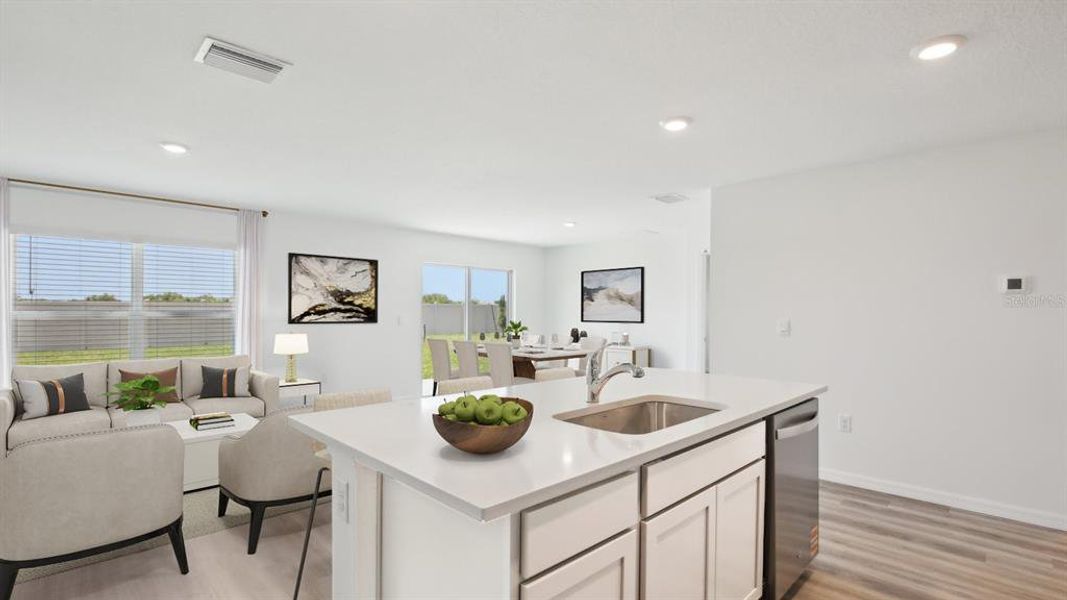 Furnished interior view inside a new home in Oakfield Lakes, Parrish (Image 6).