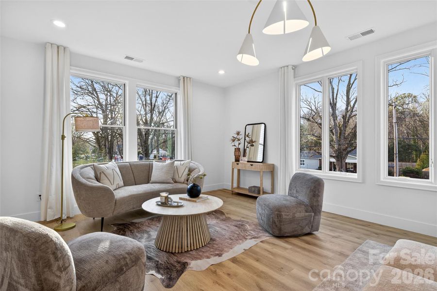 Furnished interior view inside a new home in , Charlotte (Image 35).