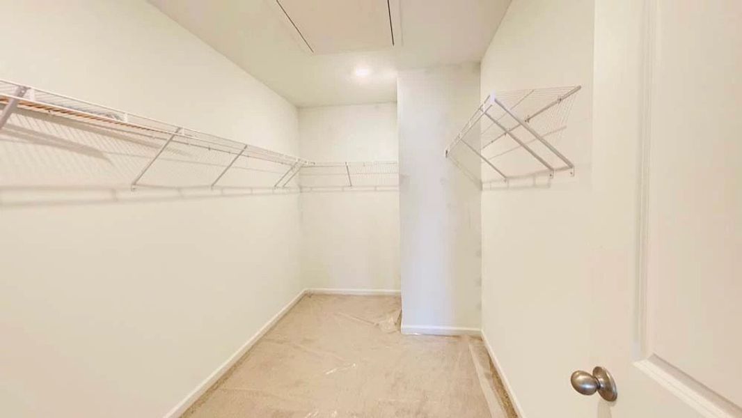 Primary Bathroom Walk-In Closet Construction Progress