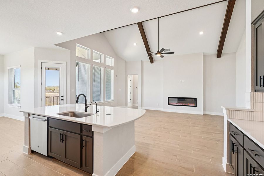 Furnished interior view inside a new home in Meyer Ranch, New Braunfels (Image 18).