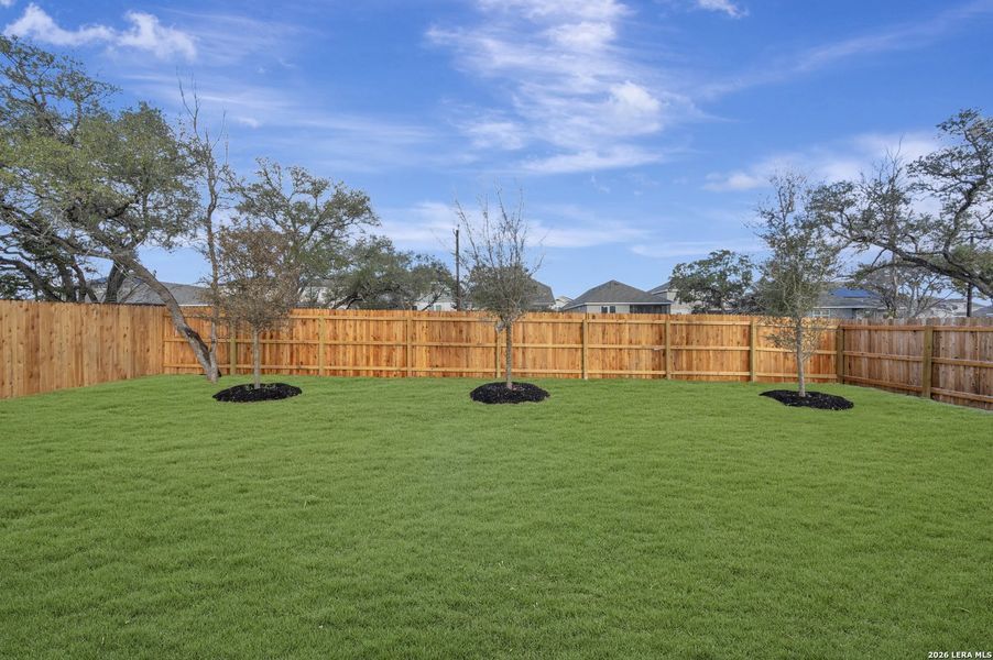 Exterior details and patio area of a home in Davis Ranch 60', San Antonio (Image 24). Exterior details and patio area of a home in Davis Ranch 60', San Antonio (Image 24).
