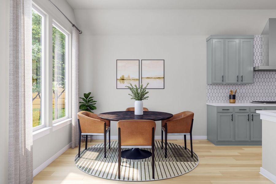 Representative furnished interior of a home built from the Foss by Tri Pointe Homes in Lariat, Liberty Hill (Image 8).