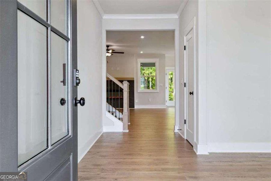 Spacious, unfurnished interior of a new home in The Paddocks at Doc Hughes, Buford (Image 23).