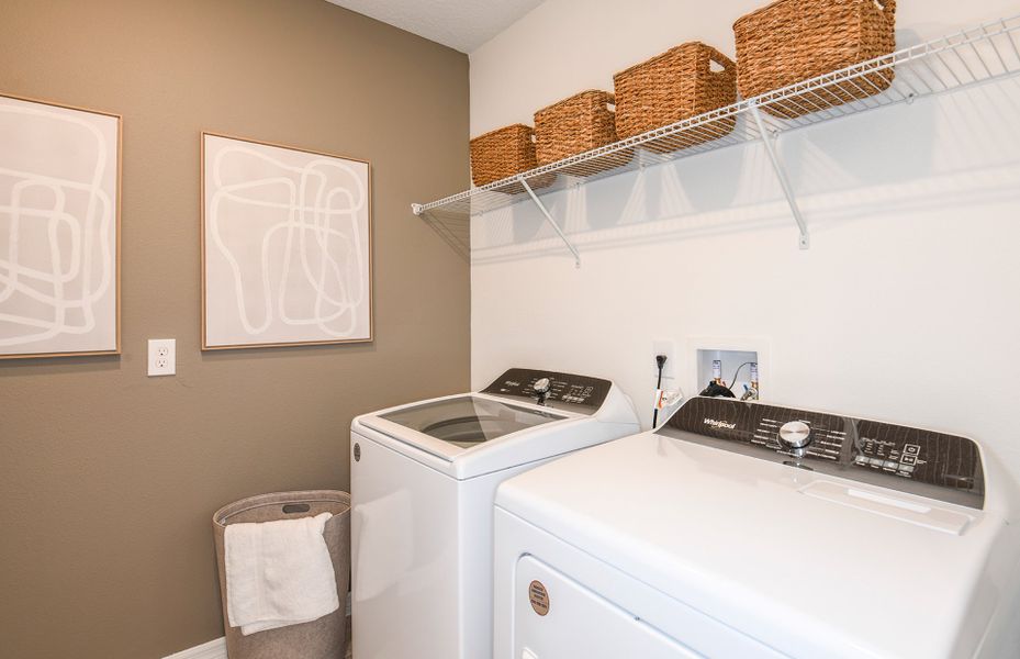 Convenient Laundry Room