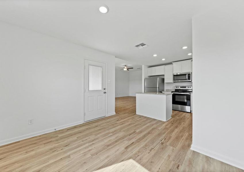 Dining room with access to the back patio