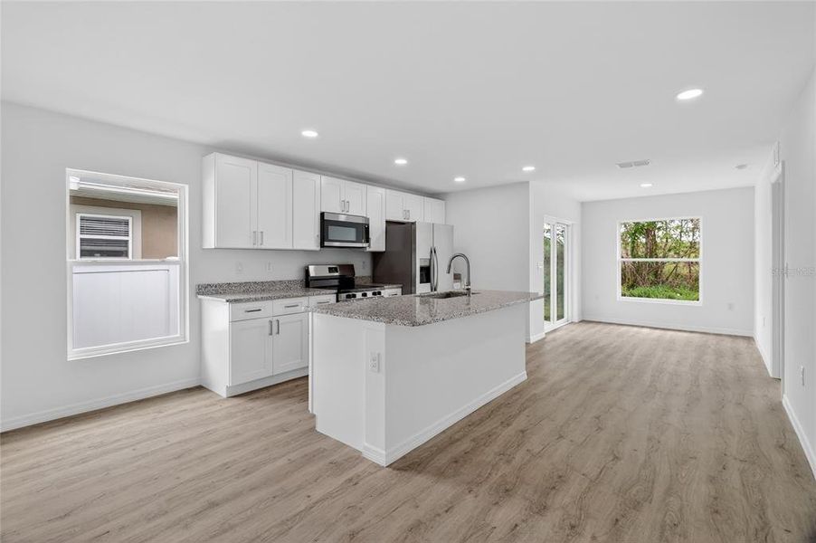 Furnished interior view inside a new home in , Haines City (Image 9).