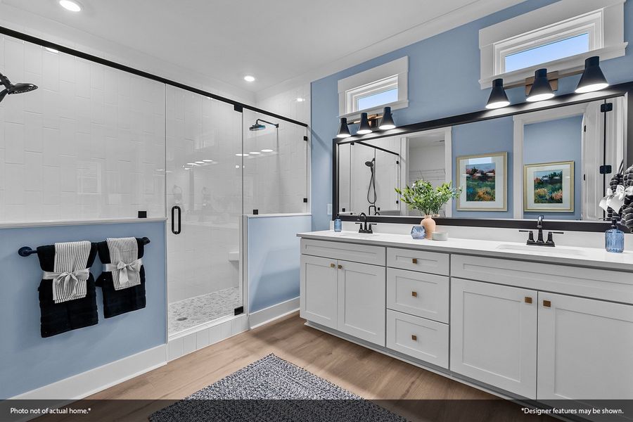 Furnished interior view inside a new home in Sweetbrier, Durham (Image 13).