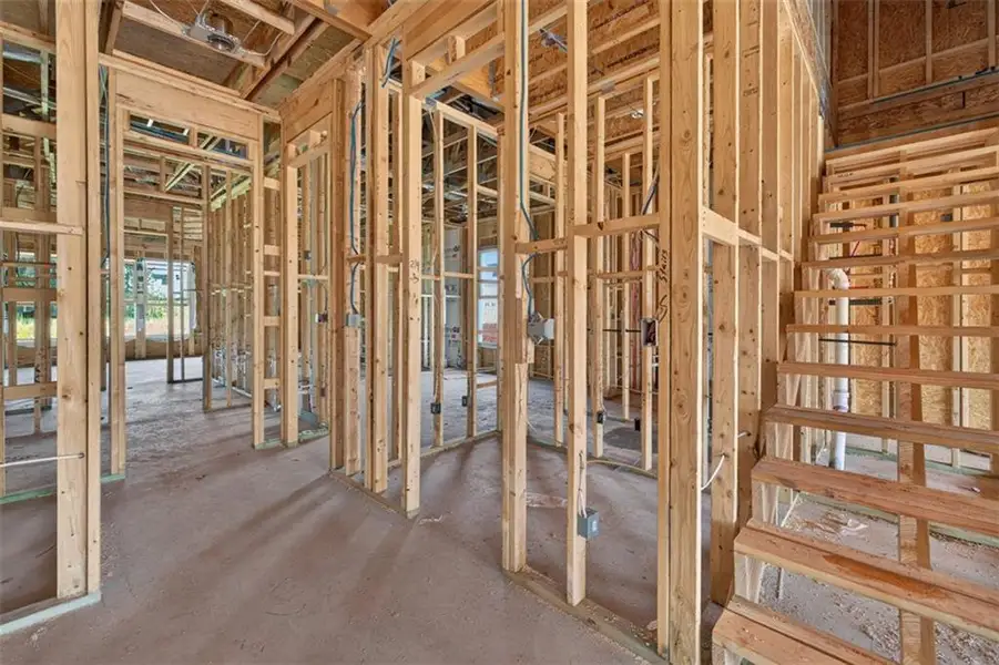 In-progress construction of a new home in , Statham, GA (Image 8).