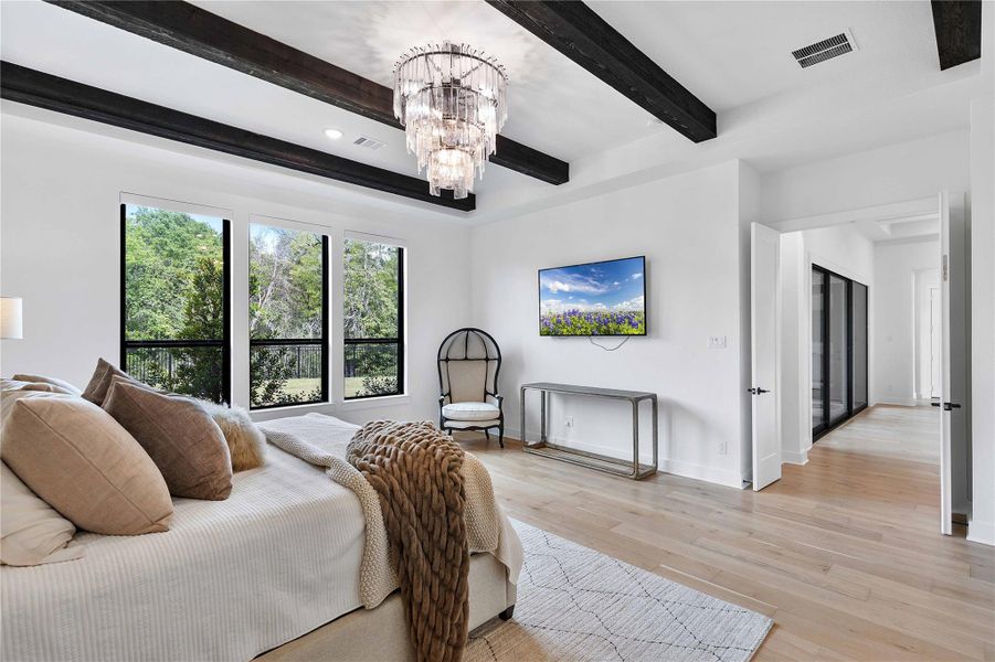 Furnished interior view inside a new home in , Spring (Image 5).