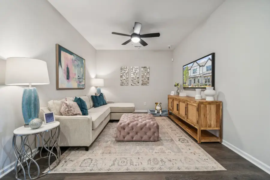 Furnished interior view inside a new home in Ridge at Sugar Creek, Indian Land (Image 15).