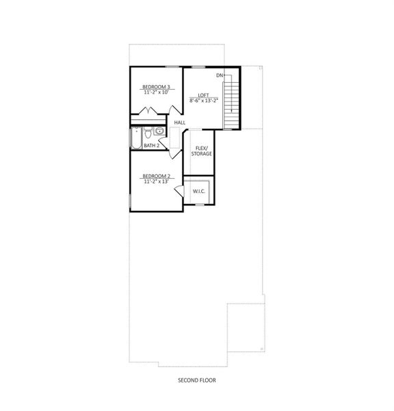 2D floor plan layout of this home in , Buda, TX (Image 6).