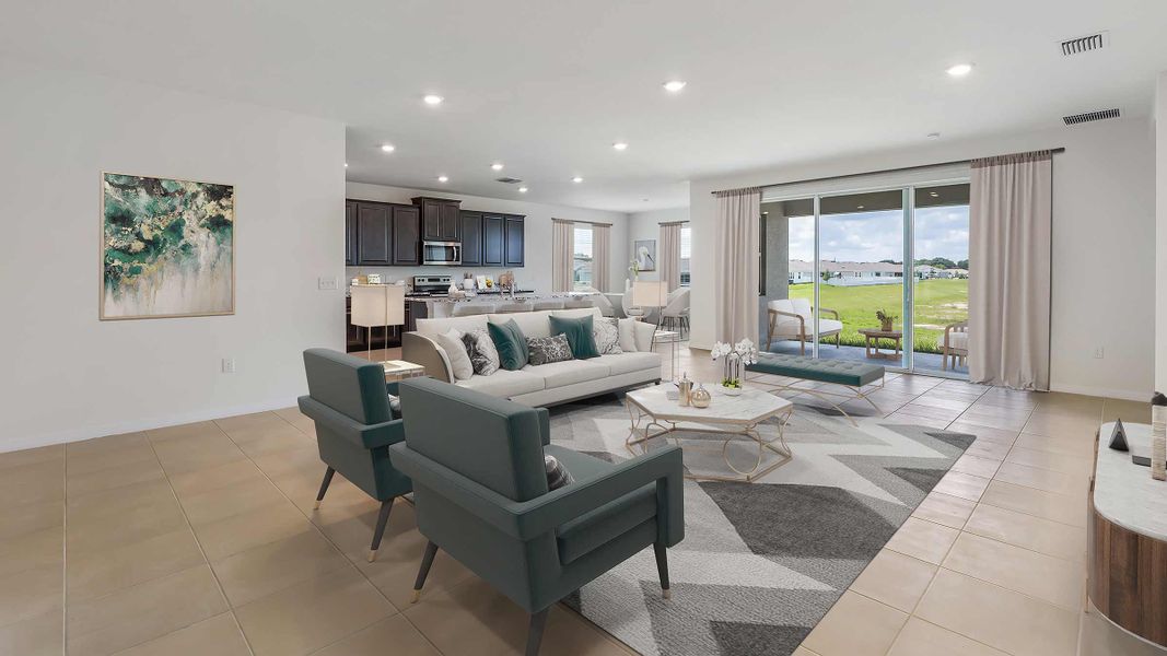 Furnished interior view inside a new home in Farm at Varrea, Plant City (Image 5).