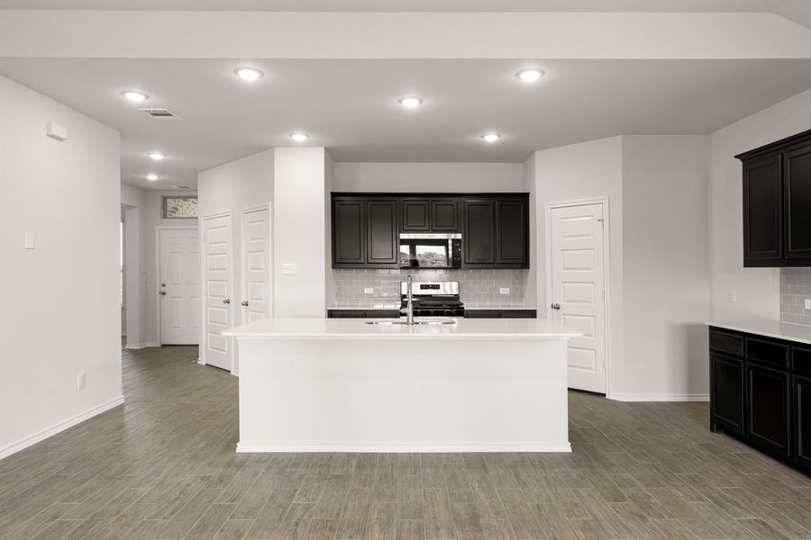 Front exterior of a new home in Northspur, Terrell, TX, highlighting curb appeal (Image 9). Front exterior of a new home in Northspur, Terrell, TX, highlighting curb appeal (Image 9).