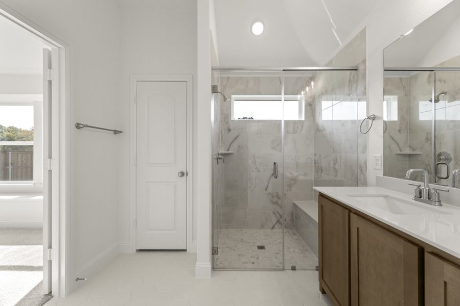Furnished interior view inside a new home in The Reserve at Spiritas Ranch, Little Elm (Image 10).
