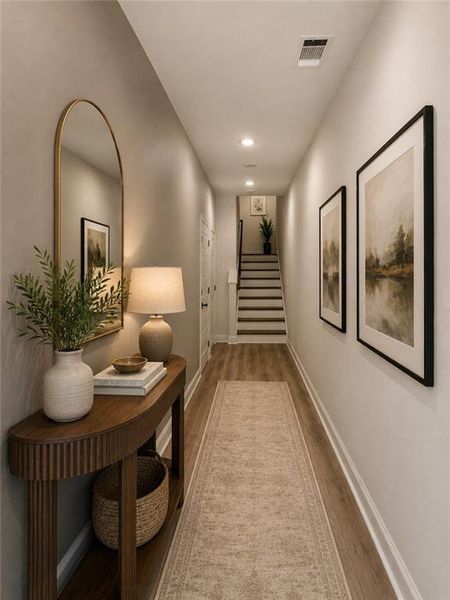 Furnished interior view inside a new home in , Cumming (Image 5). Furnished interior view inside a new home in , Cumming (Image 5).