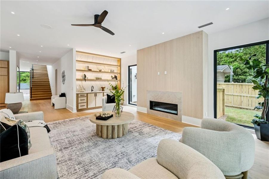 Furnished interior view inside a new home in , Brookhaven (Image 7).