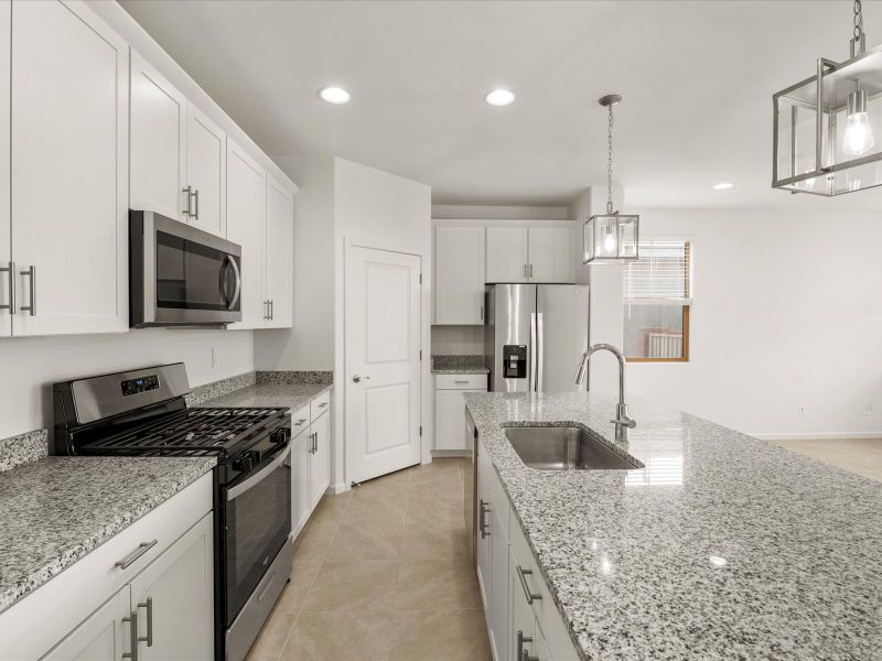 Furnished interior view inside a new home in Alamar at Rocking K, Tucson (Image 4). Furnished interior view inside a new home in Alamar at Rocking K, Tucson (Image 4).