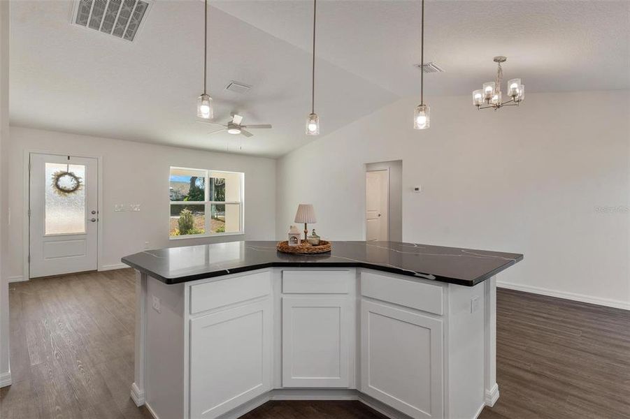 Furnished interior view inside a new home in , Leesburg (Image 9).