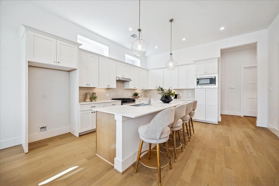 Furnished interior view inside a new home in , Houston (Image 6).