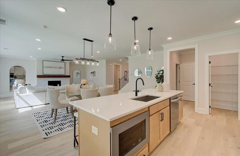 Furnished interior view inside a new home in , Acworth (Image 11). Furnished interior view inside a new home in , Acworth (Image 11).