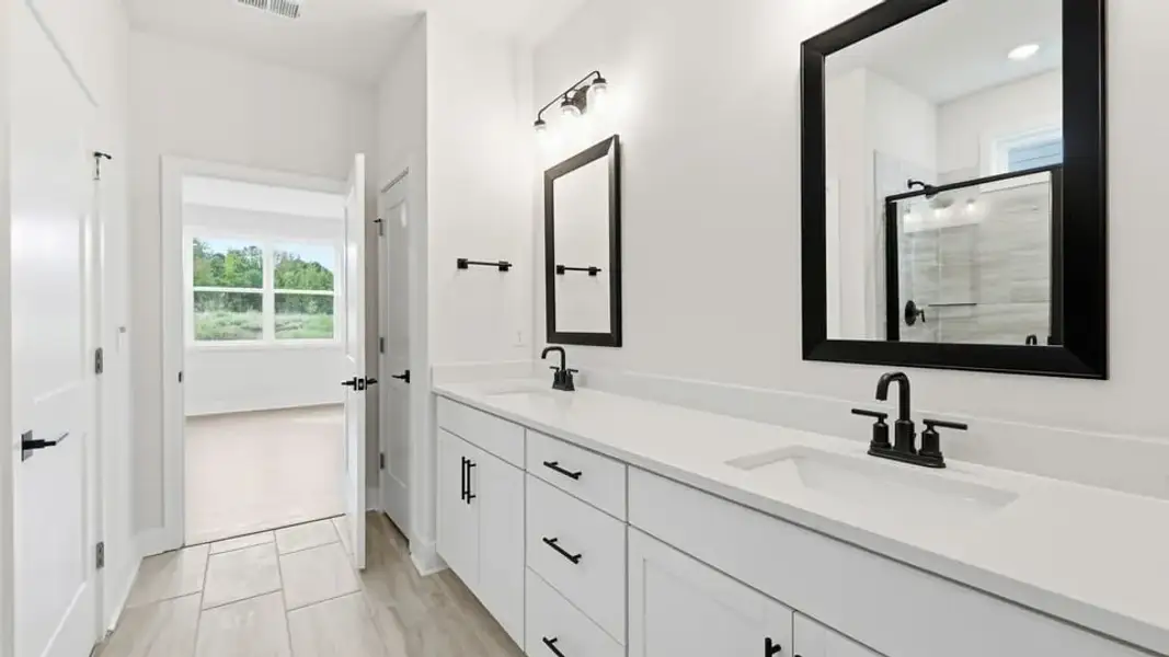 Furnished interior view inside a new home in Spring Ridge Reserve, Anderson (Image 13).