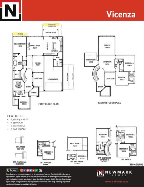 2D floor plan layout of this home in , Iowa Colony, TX (Image 3).