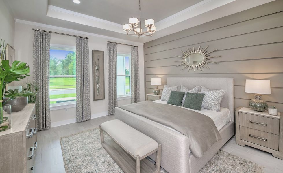 Furnished interior view inside a new home in Oakmont, Gainesville (Image 10). Furnished interior view inside a new home in Oakmont, Gainesville (Image 10).