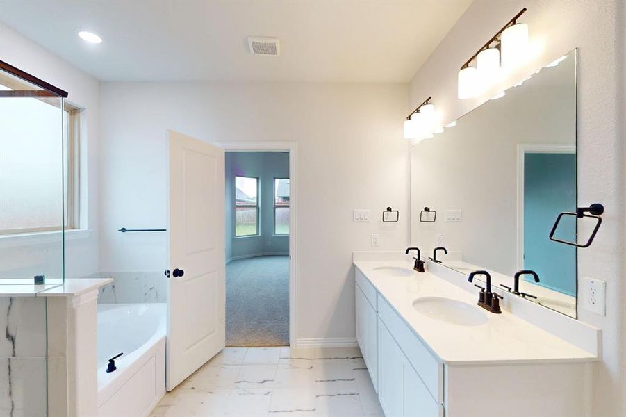 Furnished interior view inside a new home in Lilybrooke at Legacy Hills, Celina (Image 11). Furnished interior view inside a new home in Lilybrooke at Legacy Hills, Celina (Image 11).