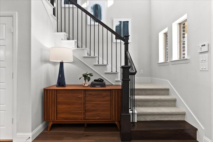 Representative furnished interior of a home built from the Highfield by Pacesetter Homes in La Terra at Uptown Celina, Celina (Image 18).