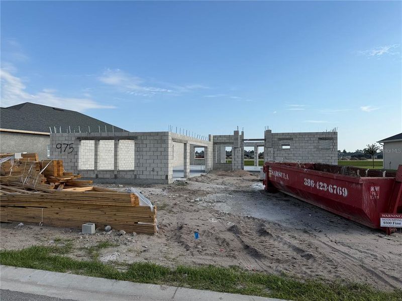 In-progress construction of a new home in The Reserve at Victoria, Deland, FL (Image 3). In-progress construction of a new home in The Reserve at Victoria, Deland, FL (Image 3).