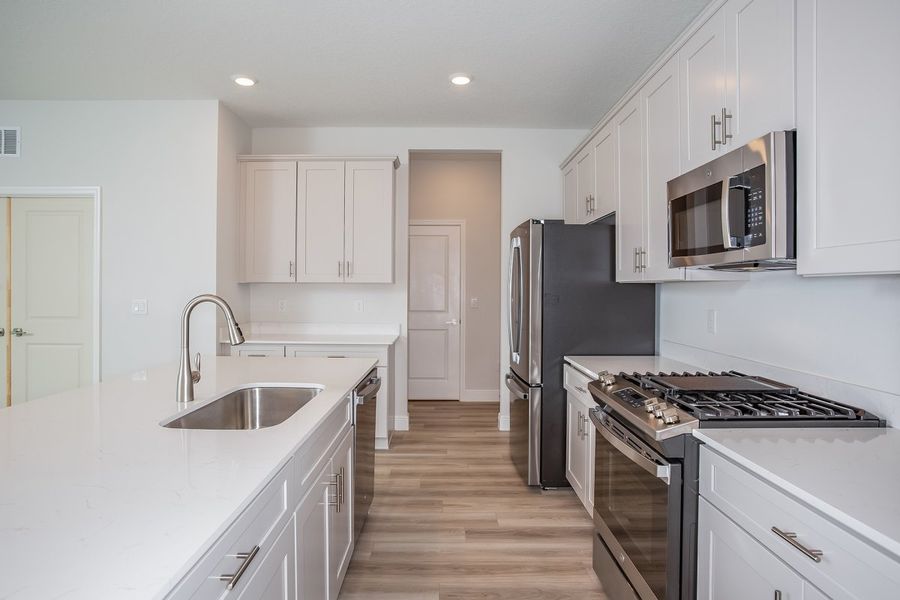 Representative furnished interior of a home built from the Anna Maria by Casa Fresca Homes in Mirada, San Antonio (Image 5).