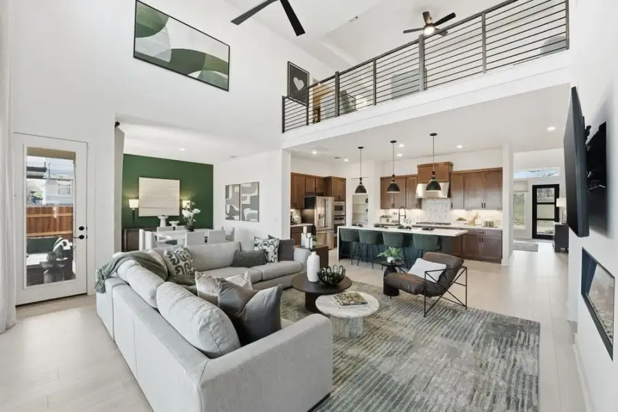 Furnished interior view inside a new home in Santa Rita Ranch, Liberty Hill (Image 10).