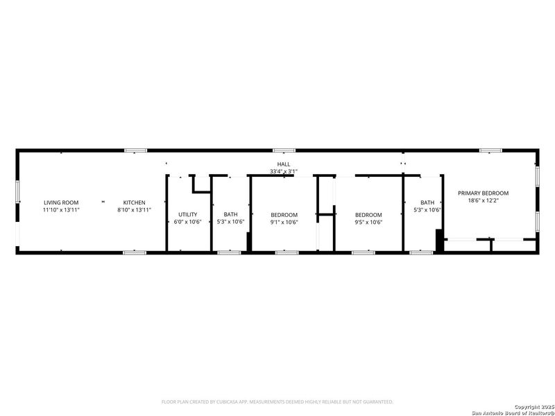 2D floor plan layout of this home in , San Antonio, TX (Image 6).